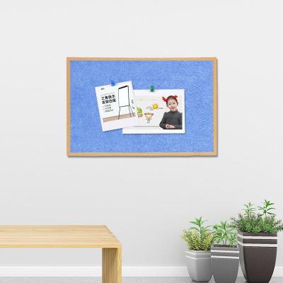 China Soft Wood Message Table Board Felt Fabric Boards Bulletin Board Cork Board for sale