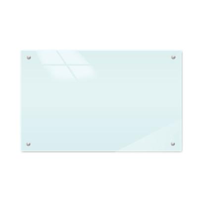 China Pen Hooks And Tray Inpatient Wipe Board Mobile Wall Mounted Glass Dry Whiteboard for sale