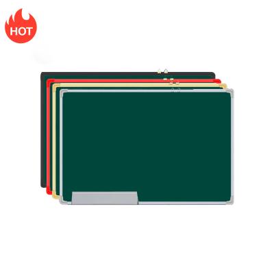 China School Supplies Wholesale Wall Hanging Wooden Blackboard Basket Magnetic Chalk Board Large For Kids for sale