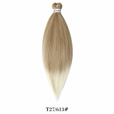 China Kaneklon Kanekalons Pre-Stretched Professional Easy Braid Hair 26inch Synthetic Braiding Hair Extension For Senegalese Twist Crochet Hair for sale