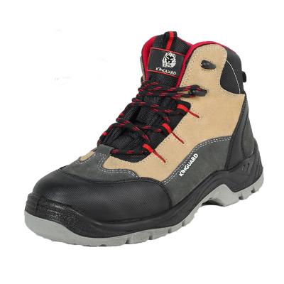 China High Quality Anti Impact Anti Impact Leather Anti Static Good Prices CE Protect Work Boots Safety Shoes for sale