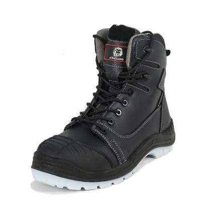 China PU anti-static anti-static outsole genuine leather anti-static safety shoes for sale