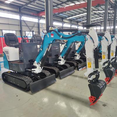 China Euro V Ditch Digger 1 Ton Mini Excavator Small Hydraulic Excavator High Profile Building Material Stores for sale