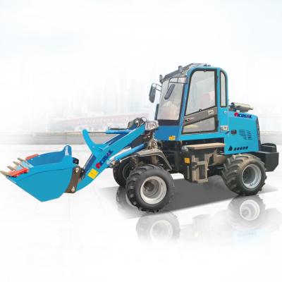 China Building Material Shops High Capacity Mini Loader With CE Machine Automatic Weapon Mini Unloader Cheap Mini Wheel Loader for sale