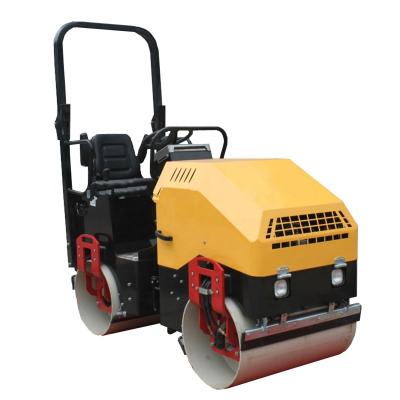 China 1 Ton Mini Vibratory Asphalt Road Roller Compactor Diameter 560mm* Width 900mm*2 for sale