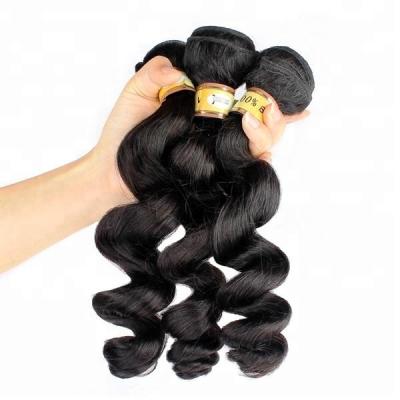 China No Shedding Brazilian Loose Deep Wave Human Hair Weave VirginHair Natural Wave More Wavy for sale