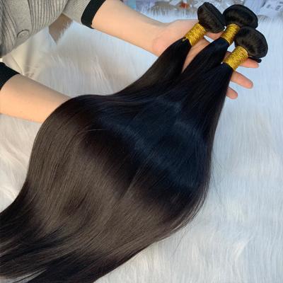 China Wholesale Brazilian Virgin Hair Vendor Silky Straight Silky Straight Cuticle Aligned Hair Bundles Can Be Washed for sale