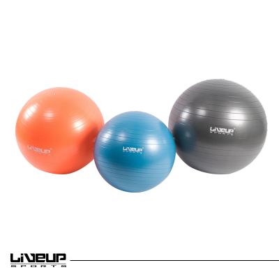 China Colorful Yoga Ball 55cm 65cm 75cm Fitness Pilates Yoga Ball PVC Exercise Gym Yoga Ball With Compressor for sale