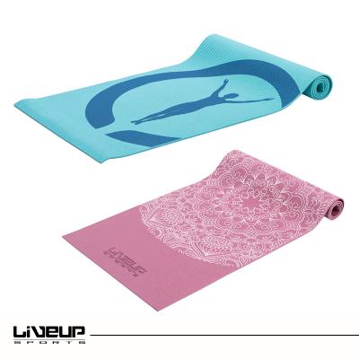 China Custom Yoga 6mm High Quality Non Slip Printed Fitness Pilates Yoga Mat for sale