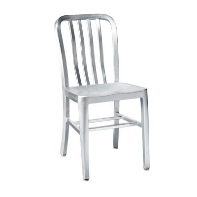 China Modern TW1004 Brushed and Anodized Aluminum Navi Dining Chair Emec Chair Marine Chair for sale