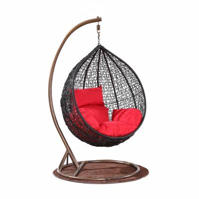 China (Size) TW8900 Adjustable Outdoor Balcony Birds Nest Swing Chair Single Indoor PE Wicker Hanging Chair for sale