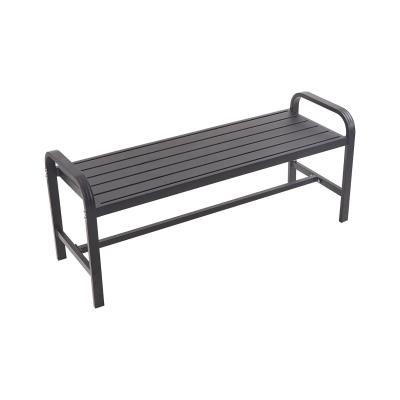 China TW01 Modern Outdoor Park Metal Table And Chair Outdoor Balcony Colored Aluminum Double Seat Bench Waterproof Sun Protection for sale