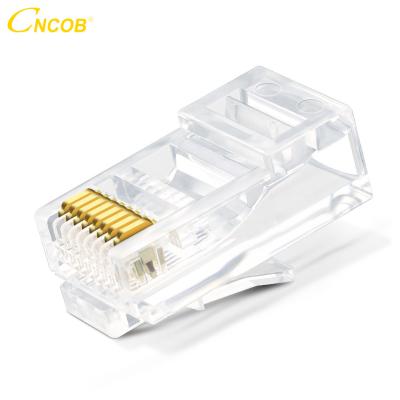 China audio & Bestselling rj45 cat5E video connector cncob modular plugs crimp tool through ethernet cable for sale