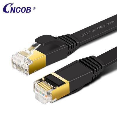 China PVC/LSZH China High Speed ​​UTP/SFTP/FTP Network Round/Cat5E Cat6 RJ45 24AWG Ethernet LAN Cable Flat Patch Cord for sale