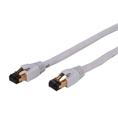 China 100% Bare Copper Cobtel Rj45 Shielded Specified Copper Conductor 4 Pairs FTP CAT8 Shielded Cable Up To 2000MHZ Patch Cord for sale