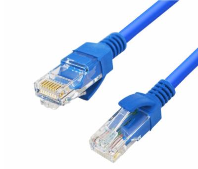 China Networking/Communication Ethernet Cable RJ45 Internet LAN Cat 5 CAT5e Blue Connector Patch Cord For Computer PC Laptop Modem Router for sale