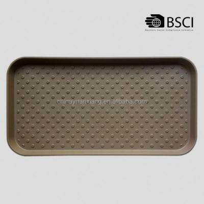 China Viable Colored Rectangle Floor Tray Boot Tray for sale