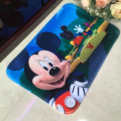 China Mickey Mouse Design Child Floor Mats With Disney FAMA Adhesive-Protective Certification for sale