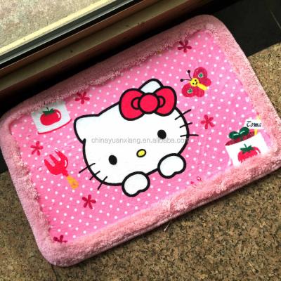 China Hello Kitty Anti-Slip Carpet Rug with Disney FAMA Certificate for sale