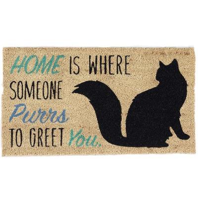 China Cat Doormats Door Mats Outdoor Indoor Entrance Reception Adhesive-Protective Entrance for sale