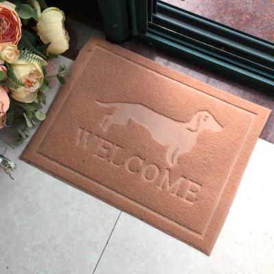 China Wholesale Decor Entrance Outdoor Indoor Dog Friendly Door Mats Entrance Adhesive-Protector for sale