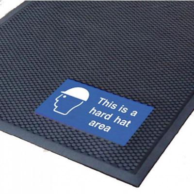 China Custom Adhesive-Protectors Custom Design Rubber Printed Outdoor Mats for sale