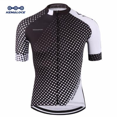 China Wholesale Antibacterial Cycling Shirt, Dropship Full Sublimated Cycling Tops, Black Cycling Clothing For Men Bicycle Wear De Rosa for sale