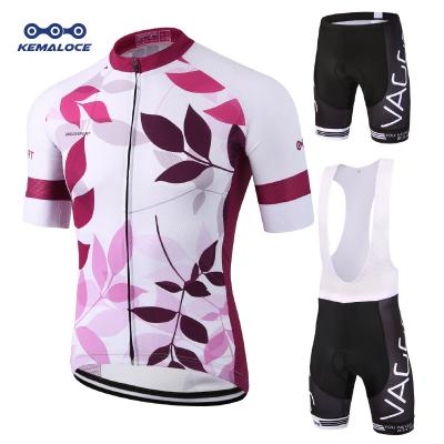 China Antibacterial Main Wear Cycling Jersey, Pink Cycle Clothing Women, Custom Ladies Bike Shorts Cycling Clothing Women for sale