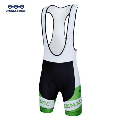 China 2020 Cycling Tights Antibacterial Compression, Custom High Quality Cycling Bib Shorts, Green Short Bicycle Pants Unisex Lycra Pad 3d Bike Shorts for sale