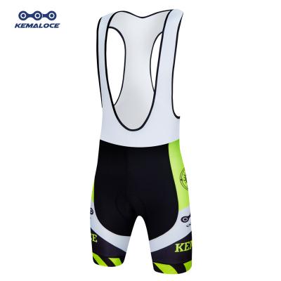 China 2020 Antibacterial Cycling Bib Tights Shorts, Yellow Cycling Shorts For Mountain Bike, Mens Bike Cycling Tights Coolmax Custom Bib Shorts for sale