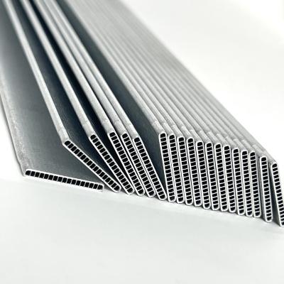 China Wide Application Custom Aluminum Condenser Precision Porous Extruded Aluminum Microchannel Formed Tube for sale