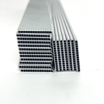 China Wide Parallel Flow Aluminum Microchannel 1050 1060 1070 H112 Application Flat Tube for sale