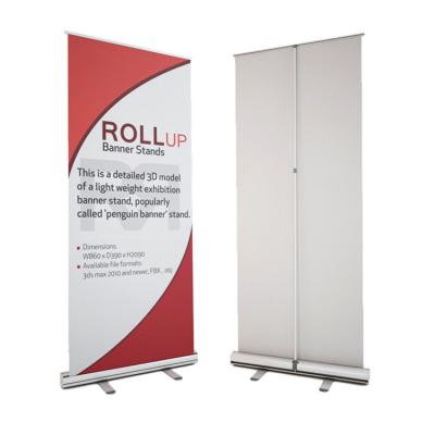 China Custom Printed Outdoor Economic Promotion Activities 2022 Roll Up Banner Advertising Display Exhibition Stand Banner for sale