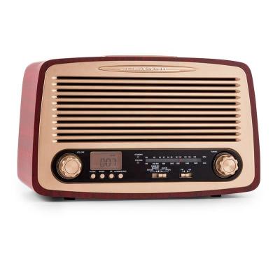 China USB/SD Play Retro Antique Vintage Wooden AM FM Radio With USB/SD Music Player for sale