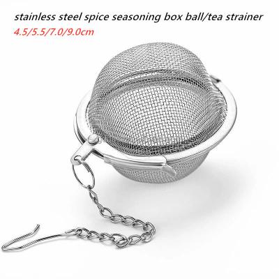 China Sustainable Stainless Steel Wire Mesh Tea Infuser Filter Tea Ball for sale