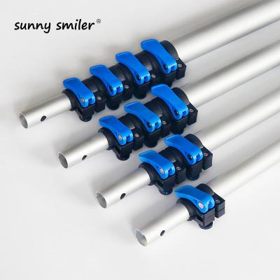 China Windows Cleaning Pole Sunnysmiler Telescopic Pole Extension Customizable Aluminum Telescopic Pole with Long Aluminum Tube DIY Tools Rod Maker for sale