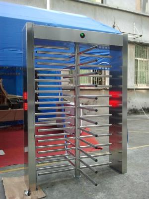 China Single Way Half Height Turnstile Gate , Automatic security revolving doors for sale