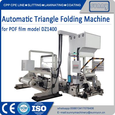 China 1400 Mm Automatic Center Folding Machine For POF Shrink Film DZ1400 for sale