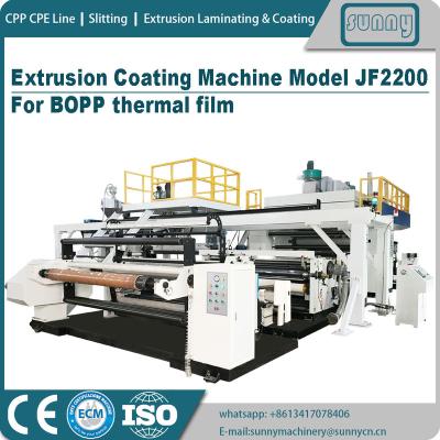 China 2200 mm film thermal extrusion laminating machine JF2200 for sale