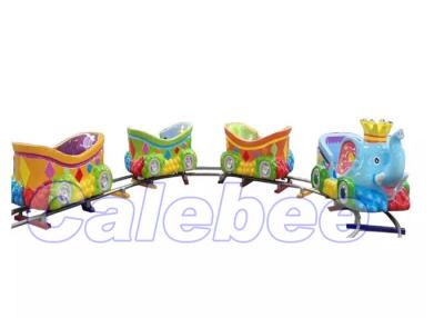 China 1.5KW Kiddie Rides Machine Amusement Park Elephant Trackless Eletric Train for sale