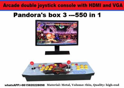 China Hd 645 de la caja de Pandora del equipo de la palanca de mando del regulador de la arcada 4 en 1 palillo multi de la lucha del tablero del juego a la arcada Cont de los jugadores de la PC 2 de la TV en venta