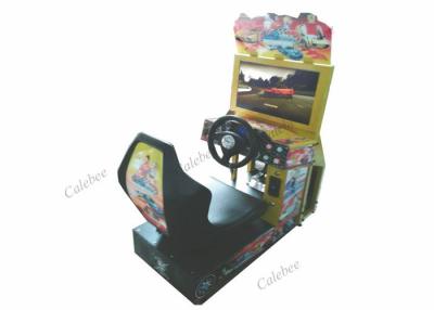 Chine Simulateur à jetons de machines de jeu vidéo emballant conduisant la machine de jeu d'arcade de voiture à vendre