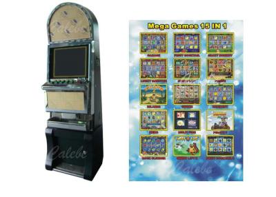 Chine Le méga multi 15 de machine de jeu Arcade de fente de casino dans les jeux de 1 d'Igrosoft jeu visuels de conseil raine le jeu à vendre