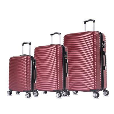 China Excellent shock resistance and excellent wear resistance top quality various moving luggage set makeup 3 luggage trolley case size large luggage for travel for sale