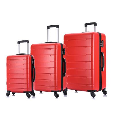 China Excellent impact resistance and excellent wear resistance 2021 Hot Selling China Manufacture Professional ABS Trolley Baggage Trolley ABS Suitcase Travel Luggage Bags On Sale for sale