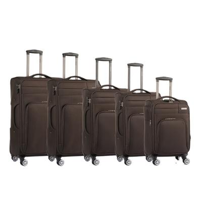 China High+grade high+density Nylon Fabric Quiet Wheels Oxford Bags Large Luggage Set Trolley Luggage Travel Bags Suitcase for sale