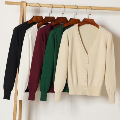 China Spring Autumn Fashionable Cheap Wholesale Anti-pilling Sweater Cardigan Women for sale