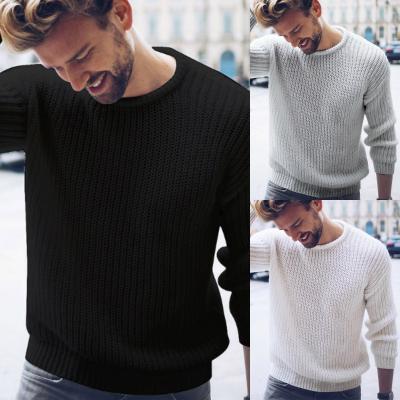 China The latest design of new style anti-pilling sweater men's round neck sweater for sale