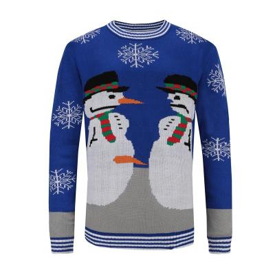 China Anti-pilling Mens Adult Christmas Knitted Custom Ugly Jumper Sweater for sale