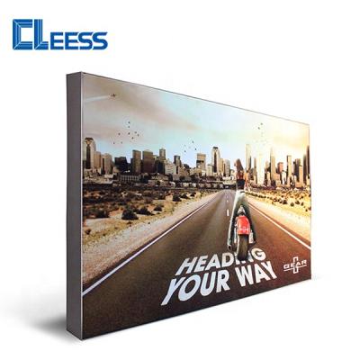 China Hot Selling Frameless Easy Assembly Silicone Edge Graphics SEG Advertising LED Cloth Indoor Light Box for sale